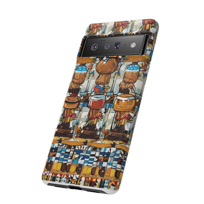 African Print Google Pixel Tough Cases