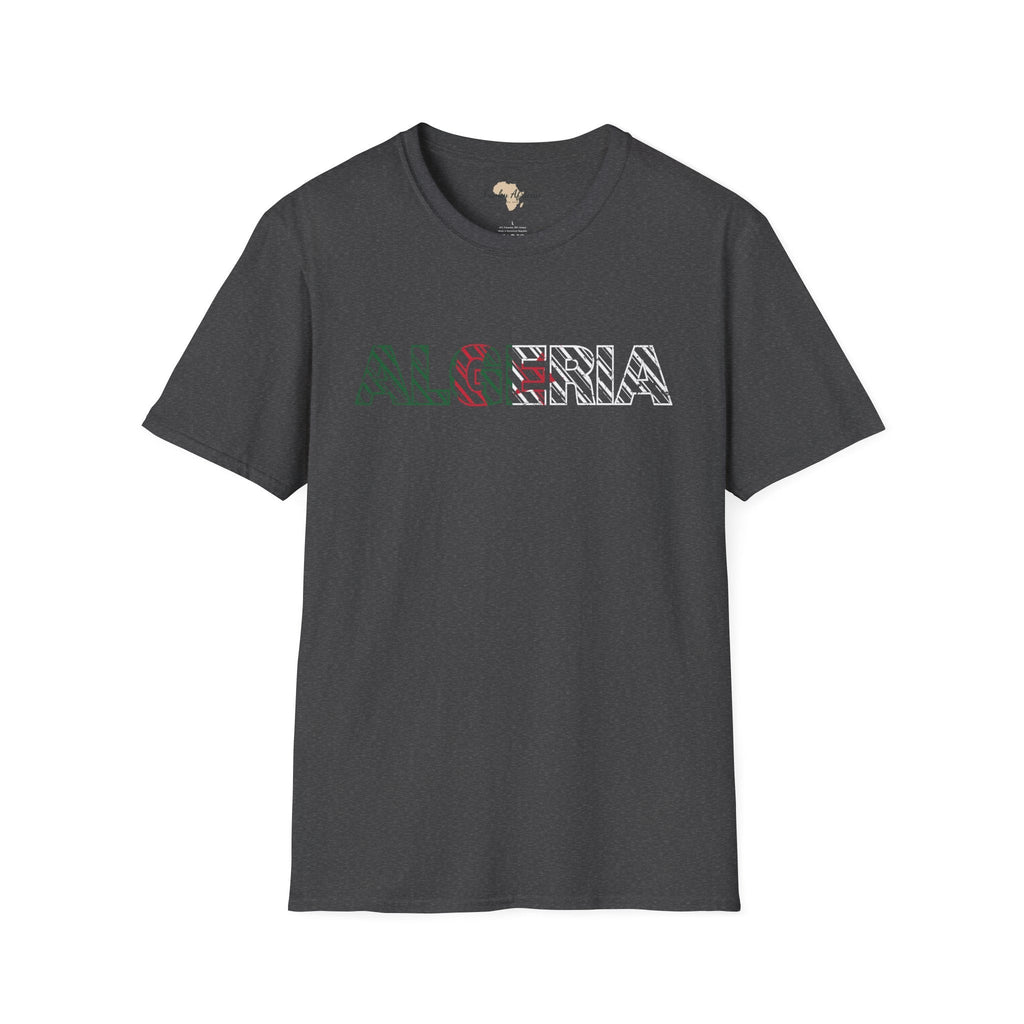 Algeria text unisex softstyle tee Funky African