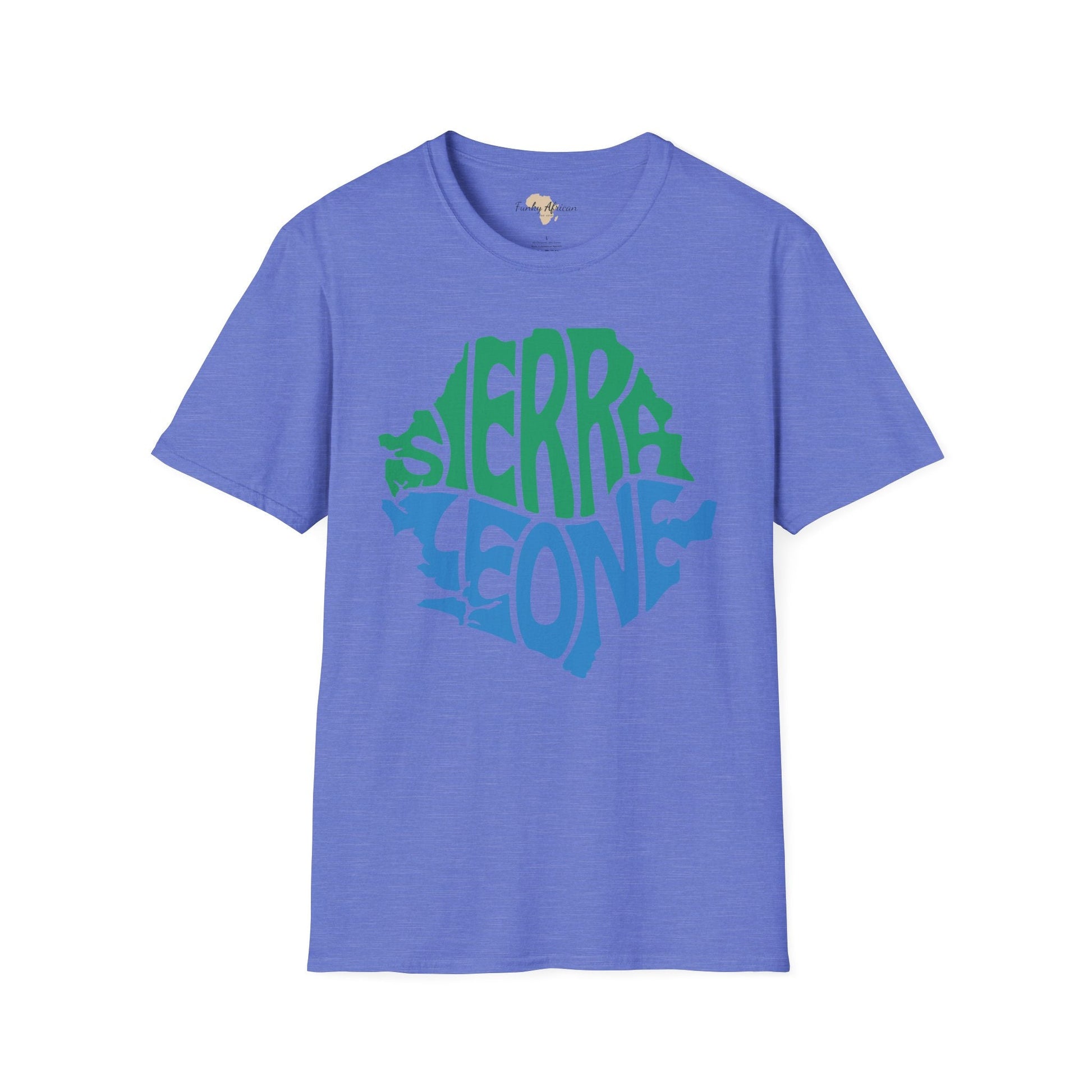 Sierra Leone cut unisex softstyle tee Funky African