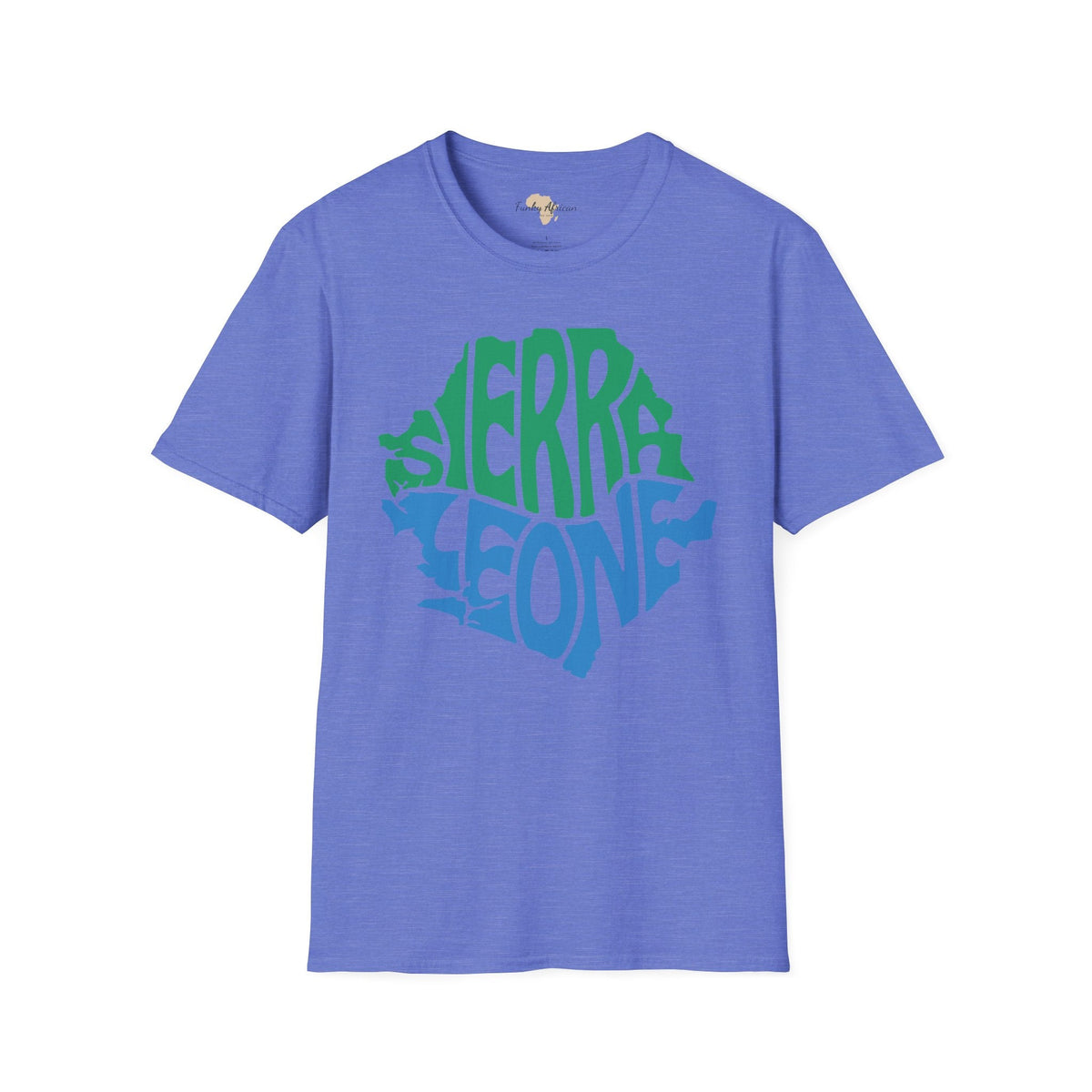 Sierra Leone cut unisex softstyle tee Funky African