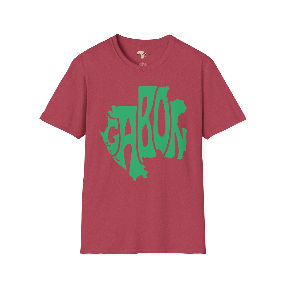 Gabon cut unisex softstyle tee Funky African