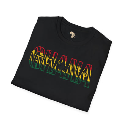 Ghana text unisex softstyle tee