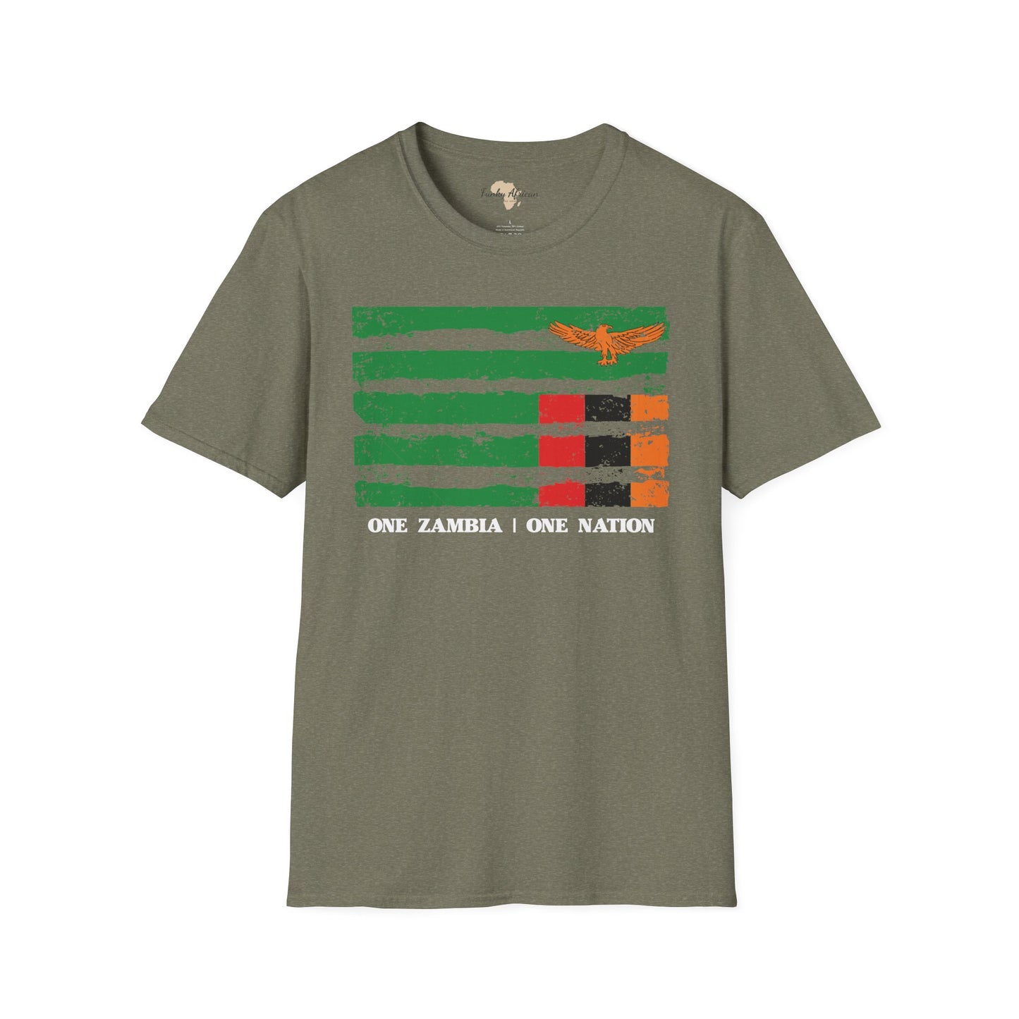 Zambia strip unisex softstyle tee