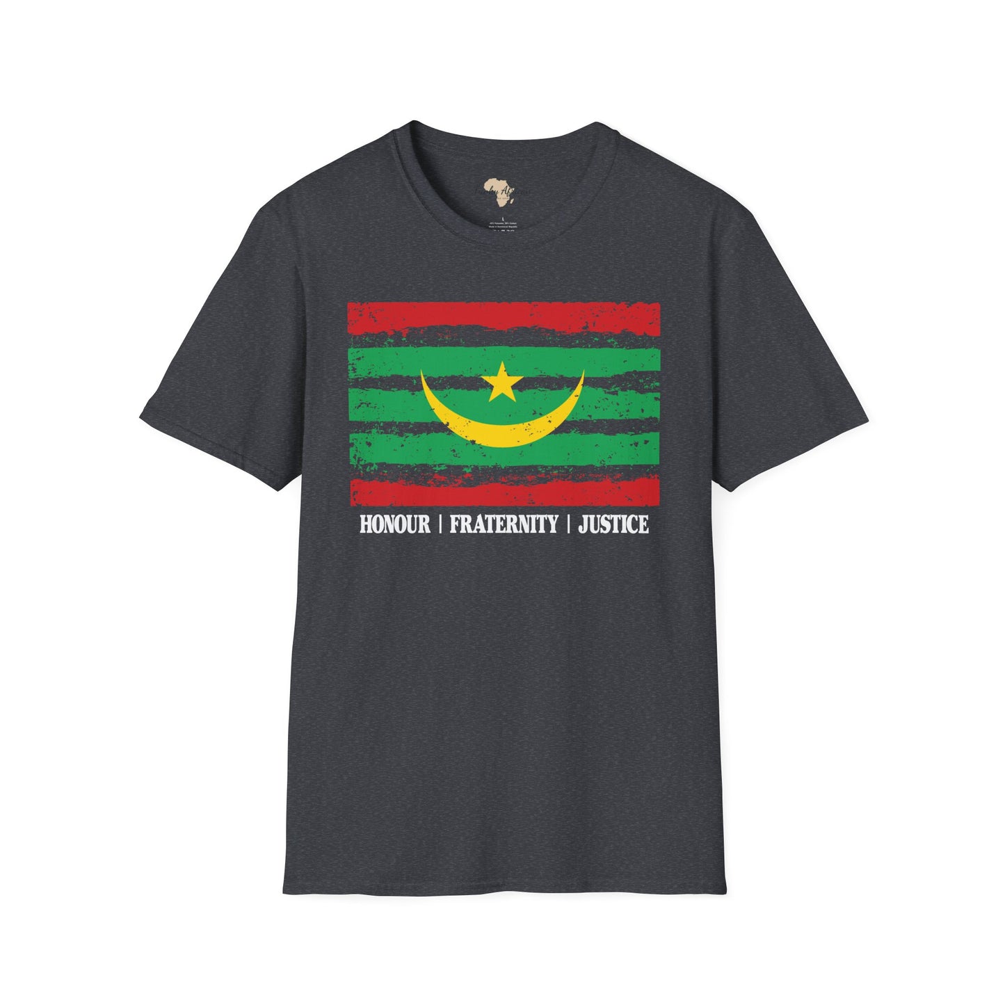 Mauritania strip unisex softstyle tee