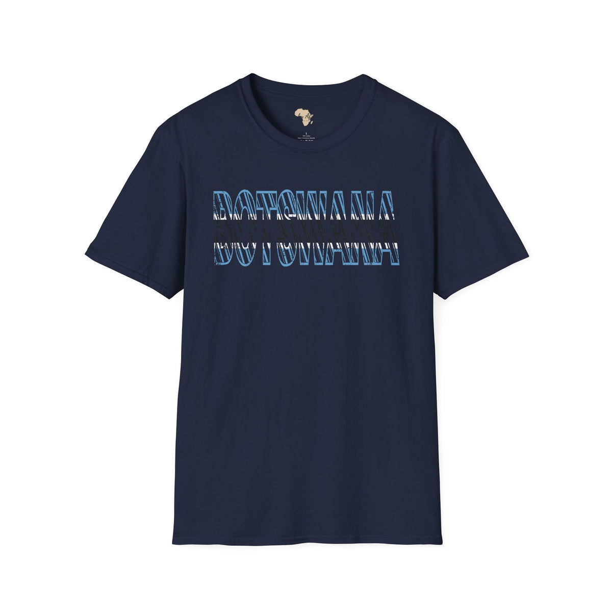 Botswana text unisex softstyle tee Funky African