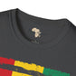 Guinean strip unisex softstyle tee Funky African