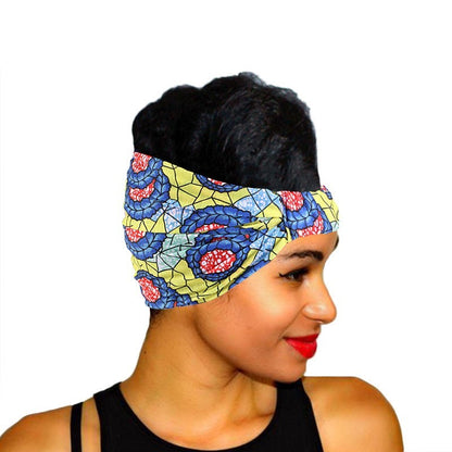 African Style Printed Wide Headband