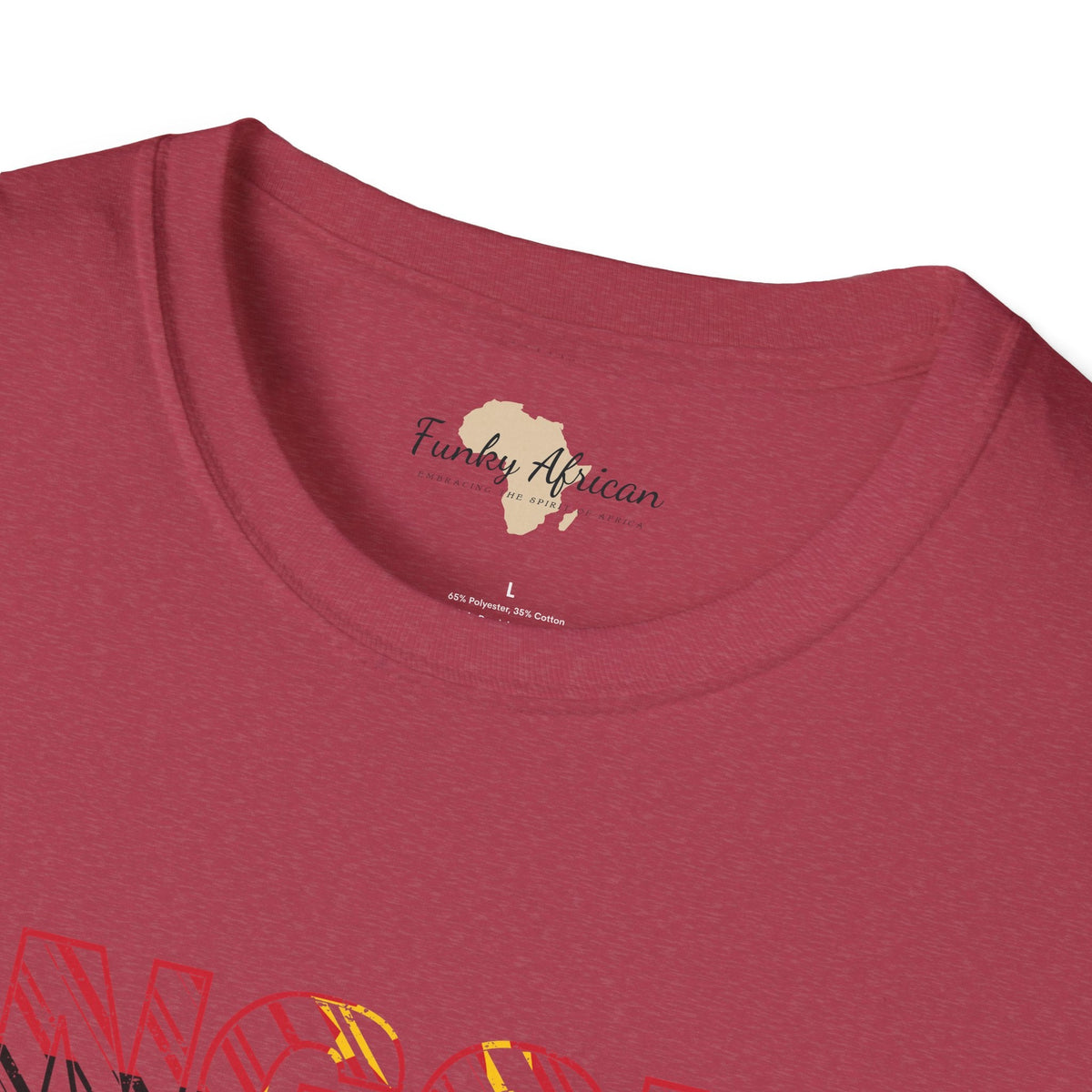Angola text unisex softstyle tee Funky African