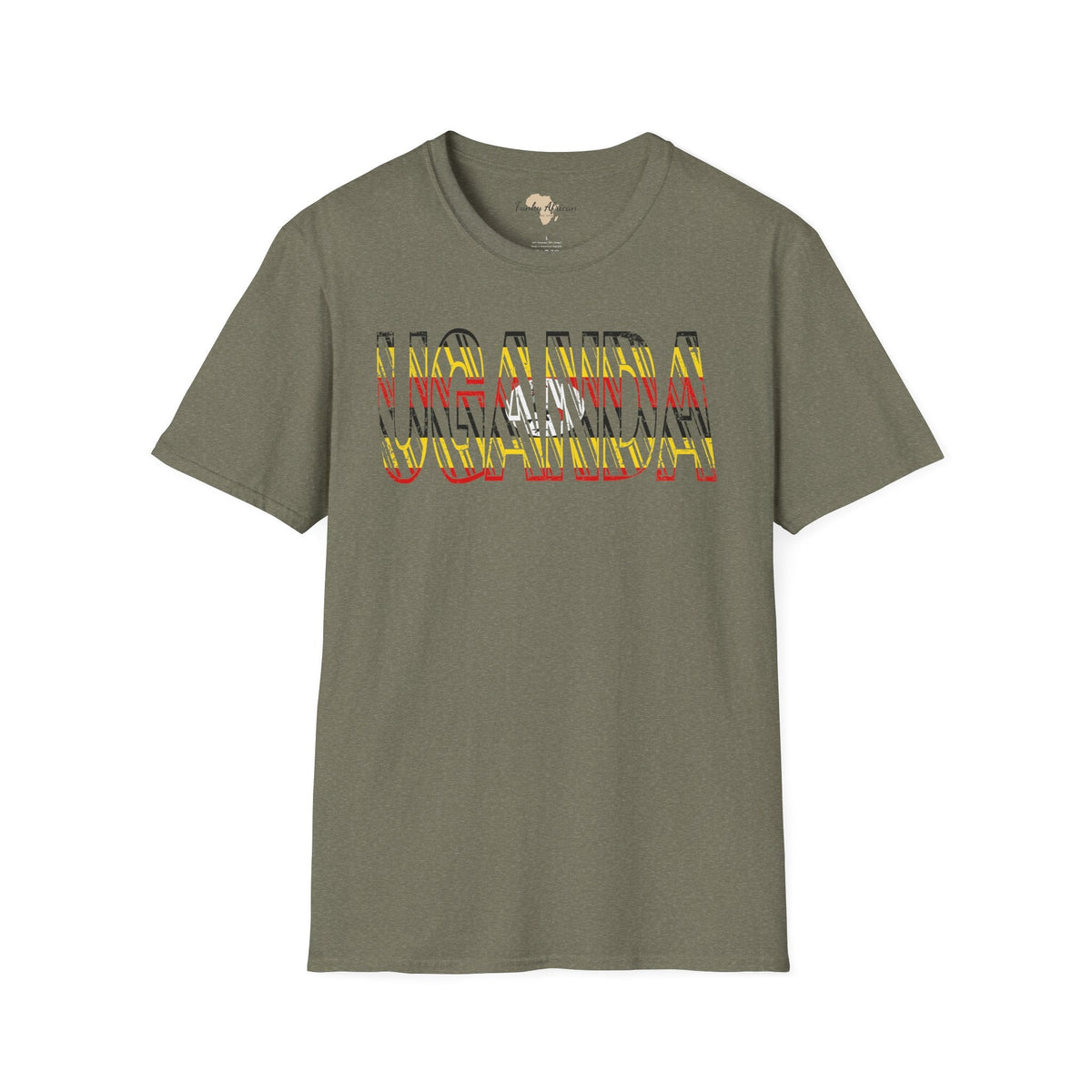 Uganda text unisex softstyle tee Funky African