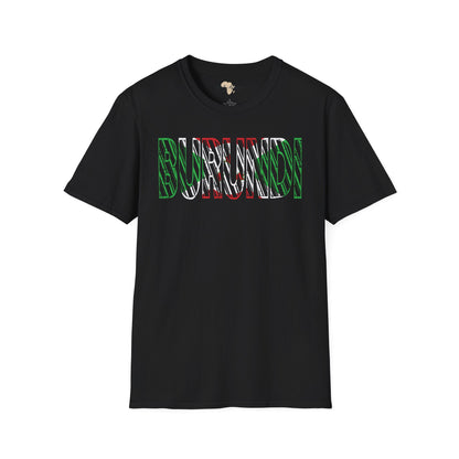 Burundi text unisex softstyle tee