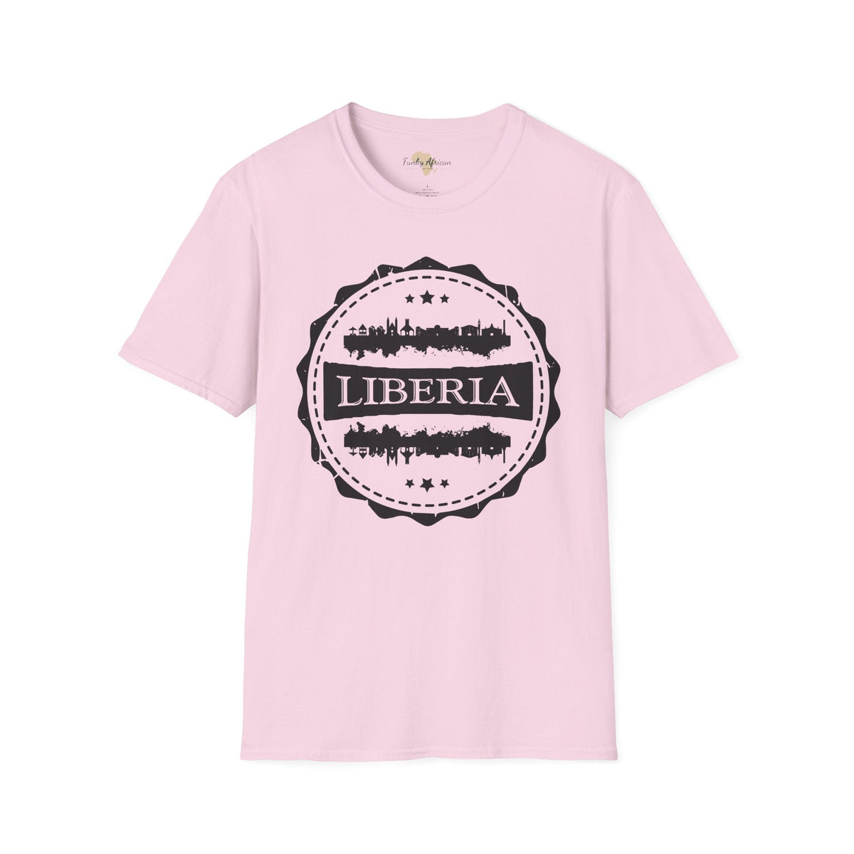 Liberia Stamp unisex tee Funky African
