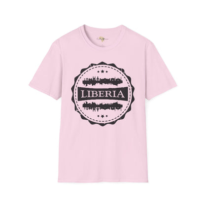 Liberia Stamp unisex tee