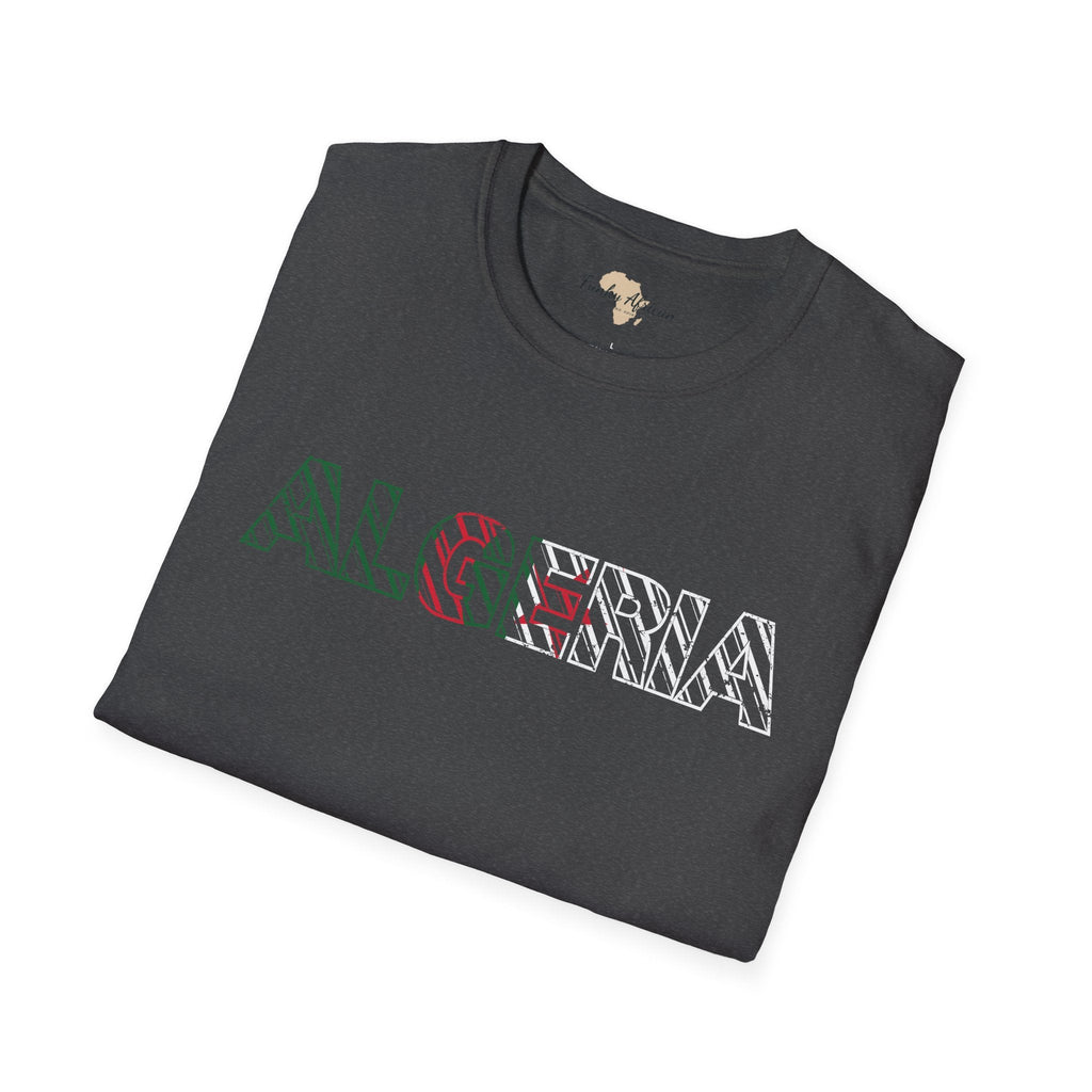 Algeria text unisex softstyle tee Funky African