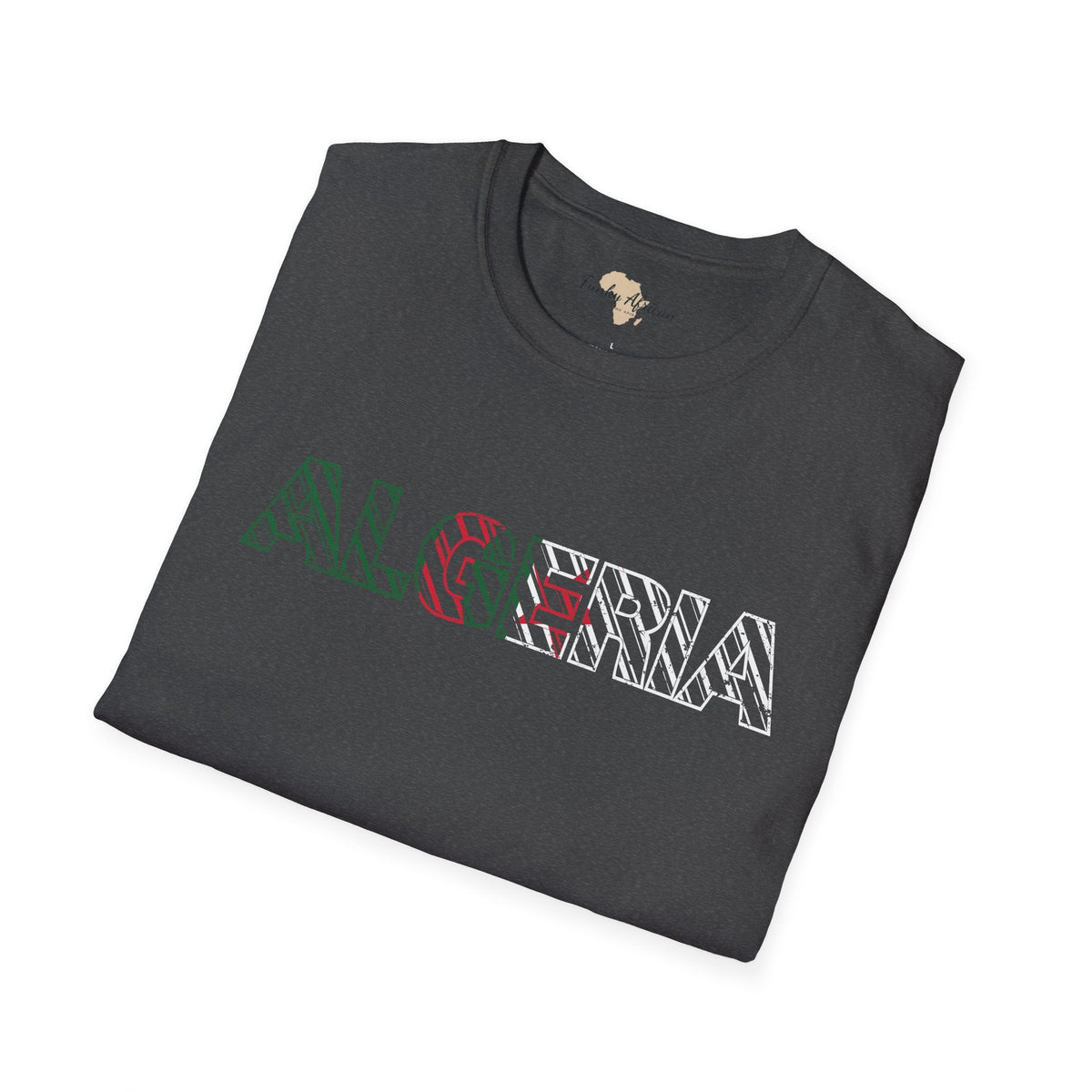 Algeria text unisex softstyle tee Funky African