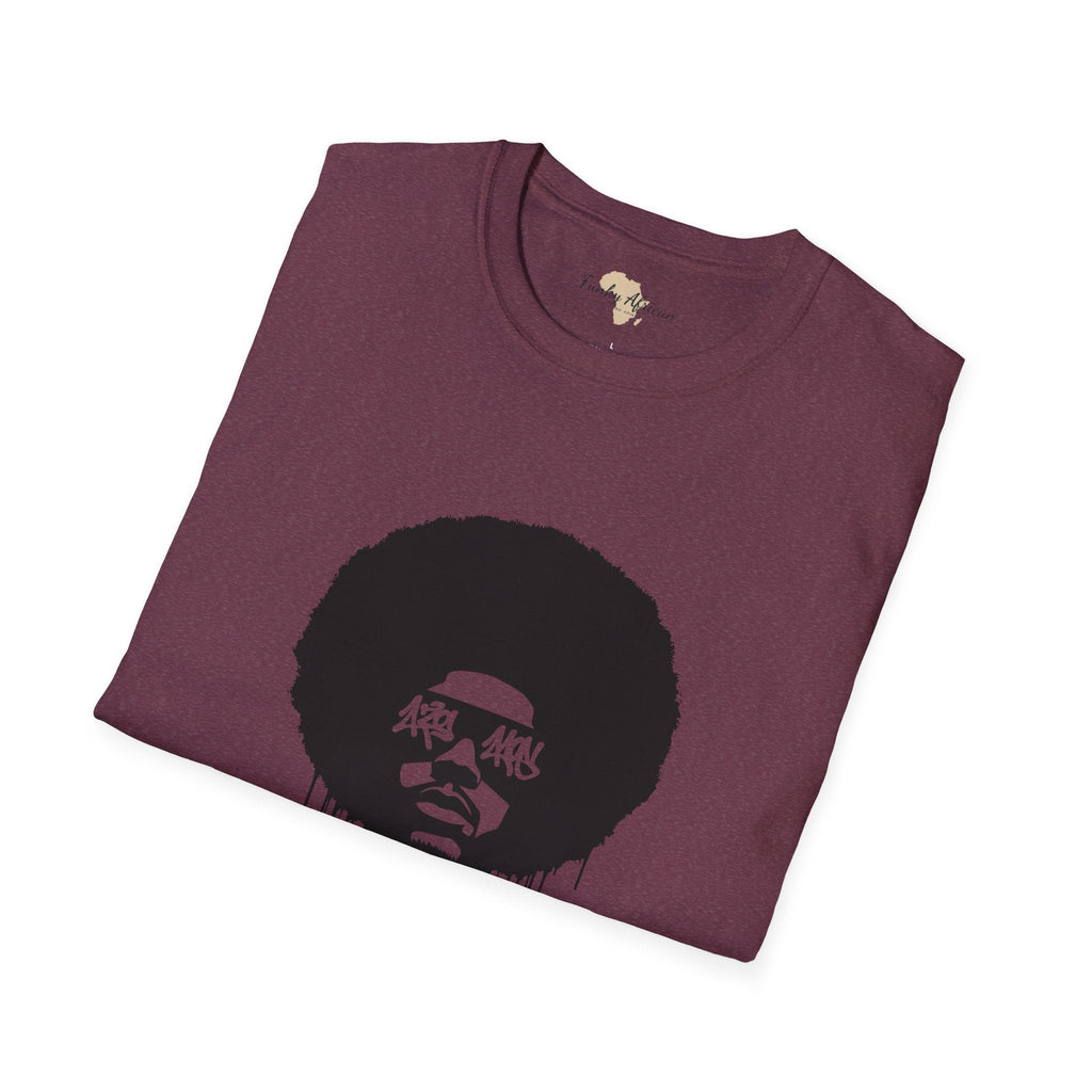 Afro graffiti unisex softstyle tee Funky African