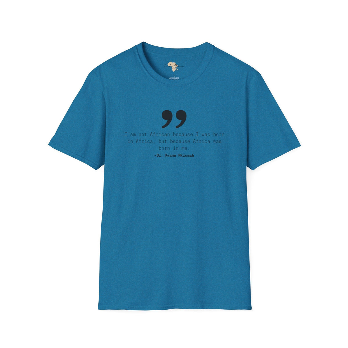 Africa in me unisex softstyle tee Funky African