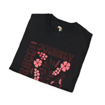 Embrace the journey unisex softstyle tee