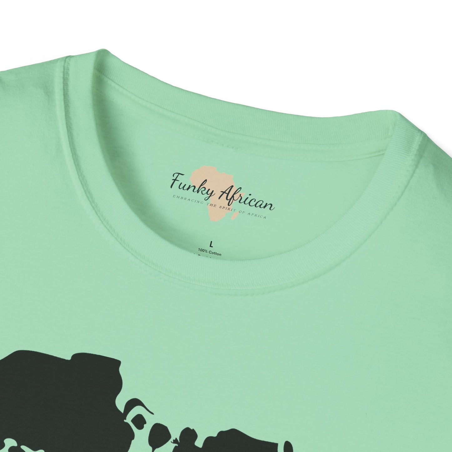 African map unisex softstyle tee