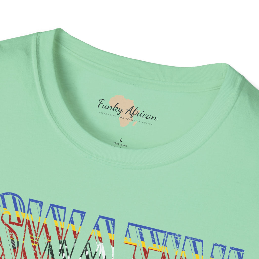 Eswatini text unisex softstyle tee Funky African