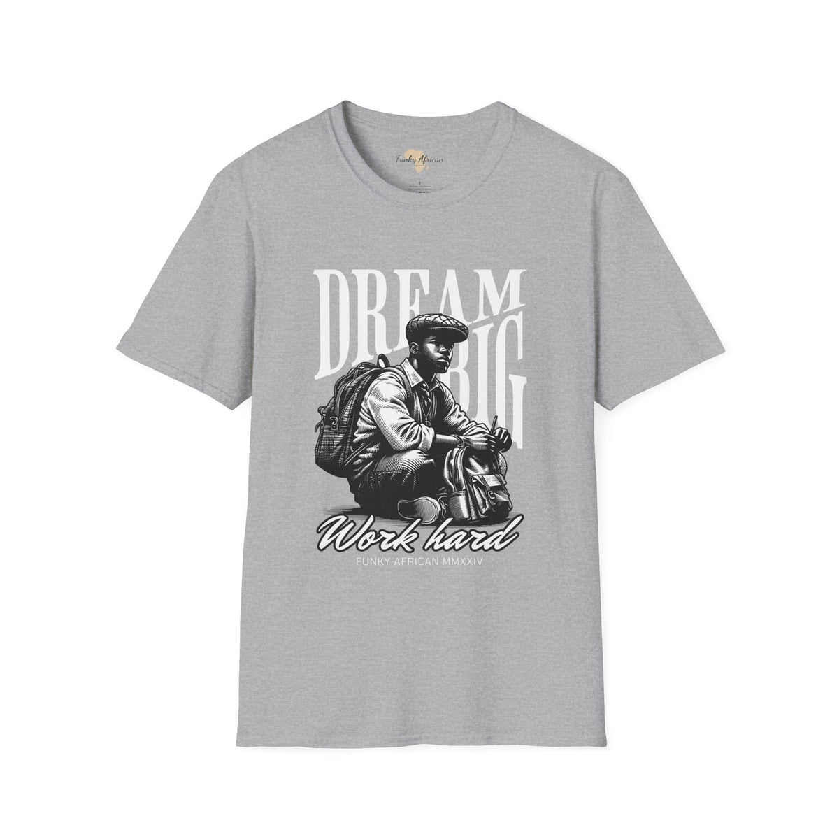 Dream big unisex softstyle tee Funky African