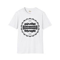Zimbabwe Stamp unisex tee Printify