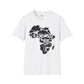 African map unisex softstyle tee Funky African