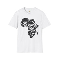 African map unisex softstyle tee Funky African