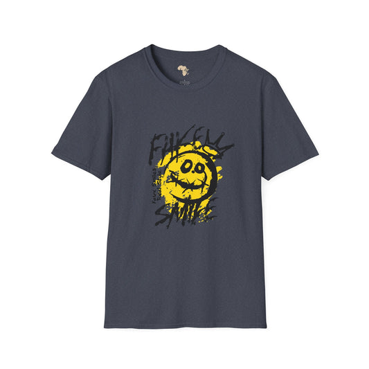 Fake smile unisex tee Funky African