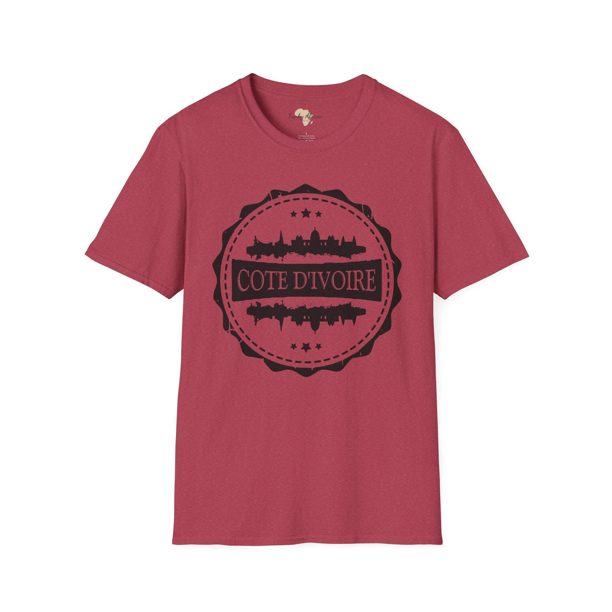Côte d'Ivoire Stamp unisex tee Funky African