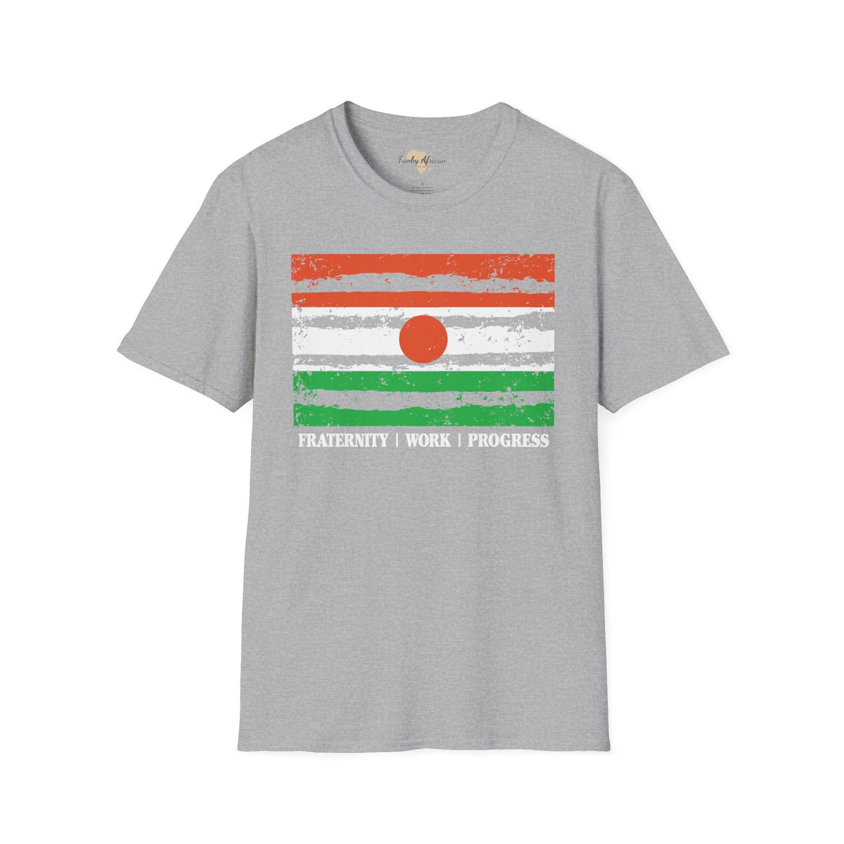 Nigerien strip unisex softstyle tee Funky African