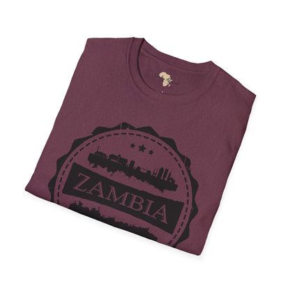 Zambia Stamp unisex tee