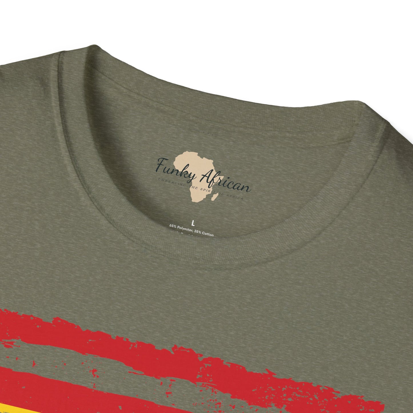 Ghana strip unisex softstyle tee