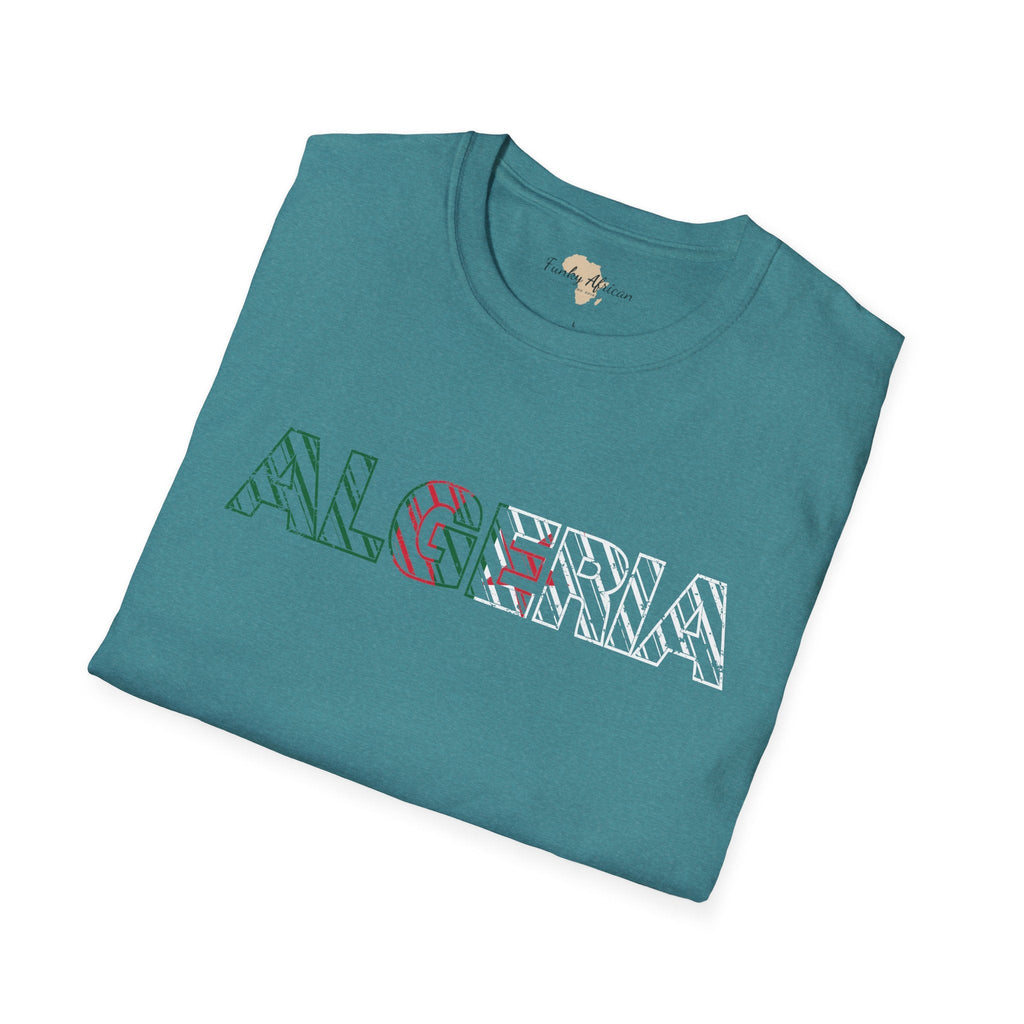 Algeria text unisex softstyle tee Funky African