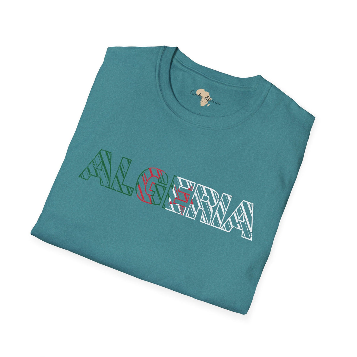 Algeria text unisex softstyle tee Funky African