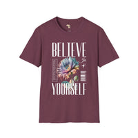Believe in yourself unisex softstyle tee Funky African