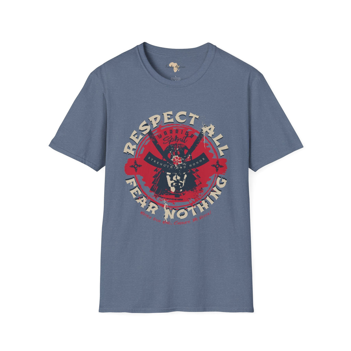 Respect all unisex softstyle tee Funky African