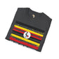 Uganda strip unisex softstyle tee Funky African