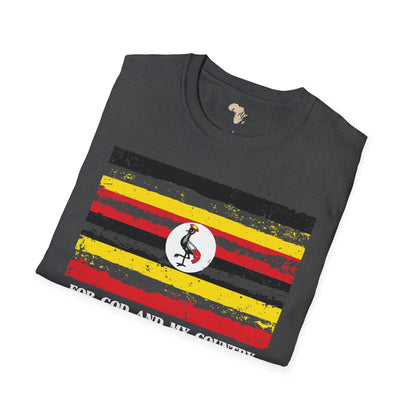 Uganda strip unisex softstyle tee