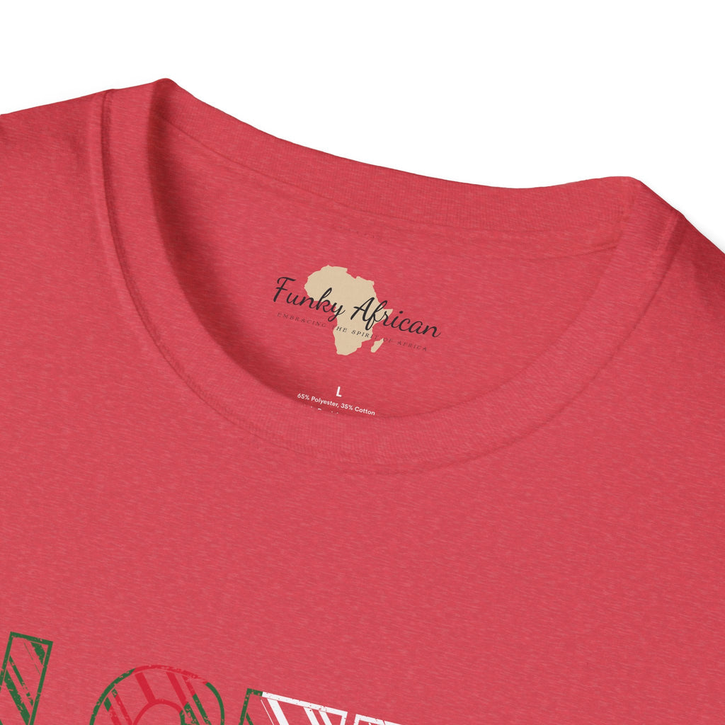 Algeria text unisex softstyle tee Funky African