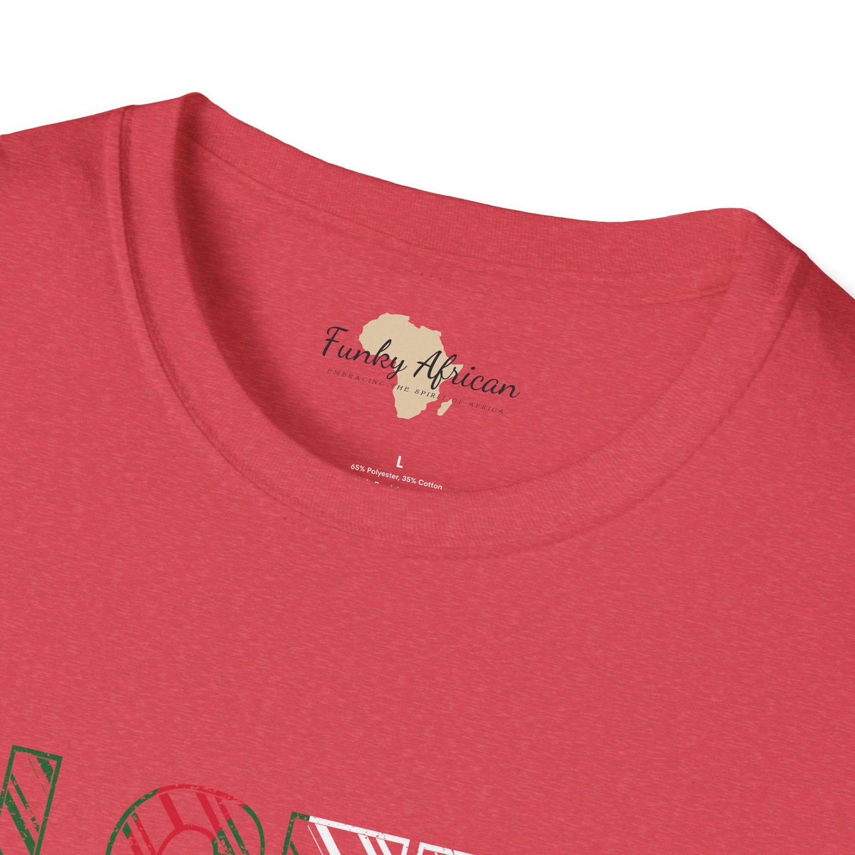 Algeria text unisex softstyle tee Funky African