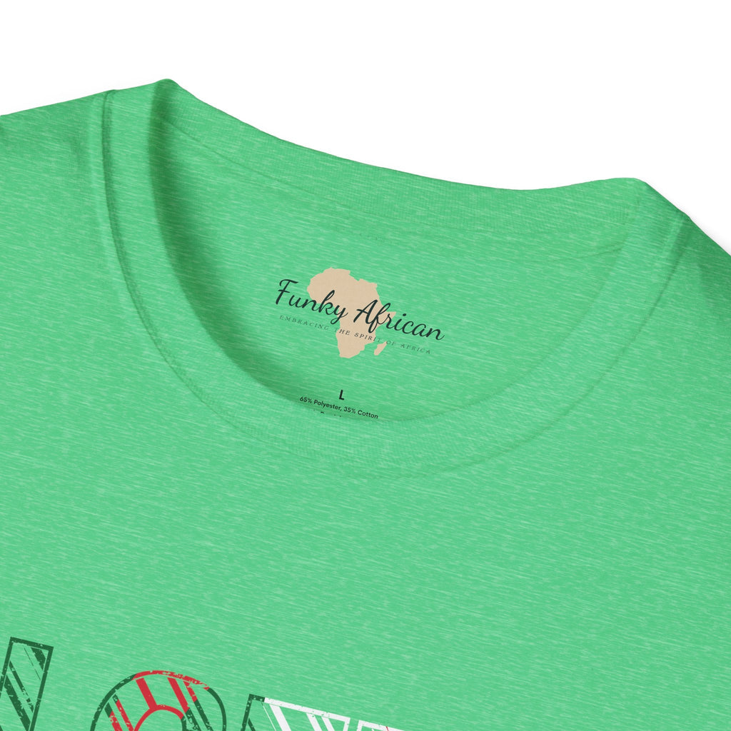 Algeria text unisex softstyle tee Funky African