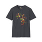 African map unisex softstyle tee Funky African