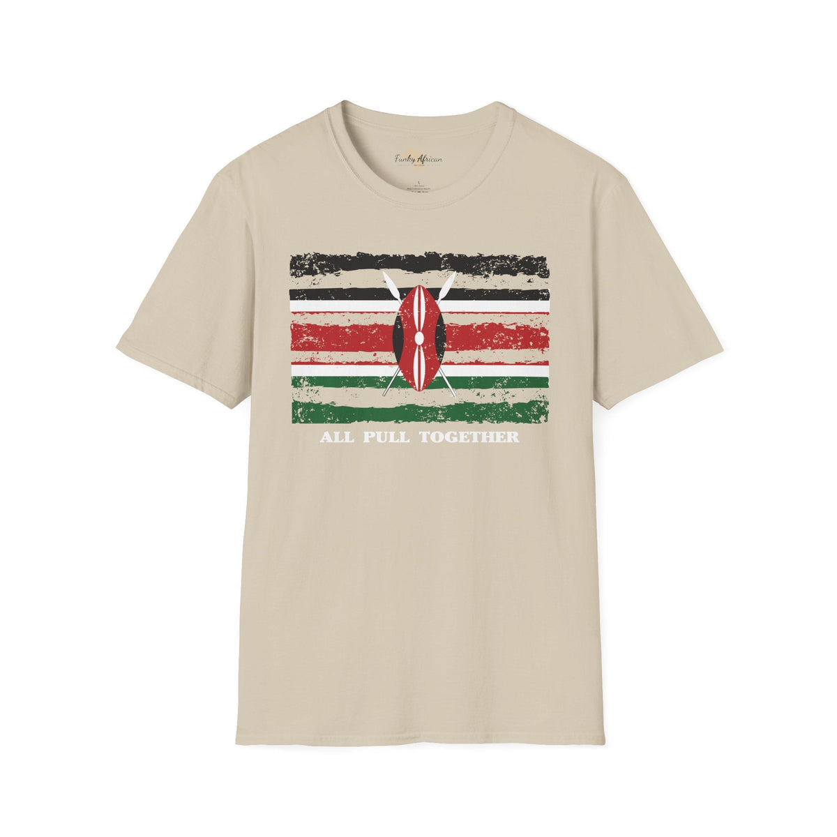 Kenya strip unisex softstyle tee Funky African