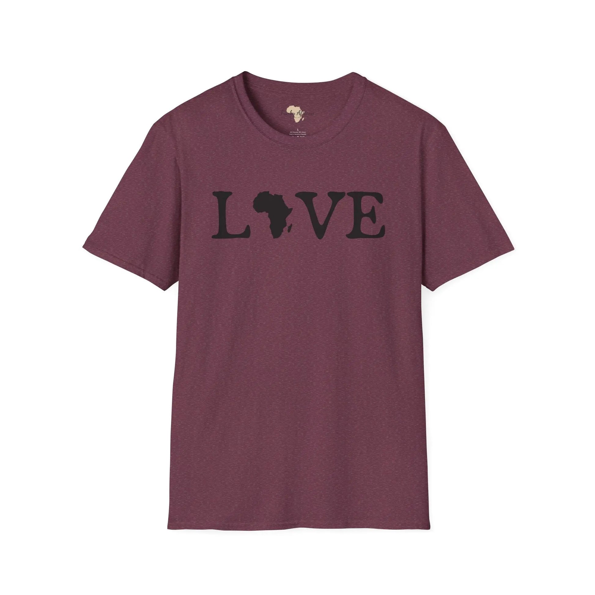One love unisex softstyle tee Funky African