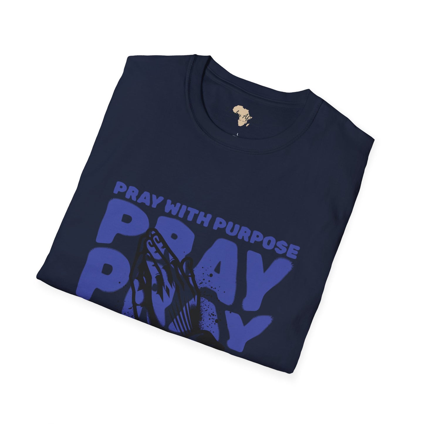 Pray with purpose unisex softstyle tee