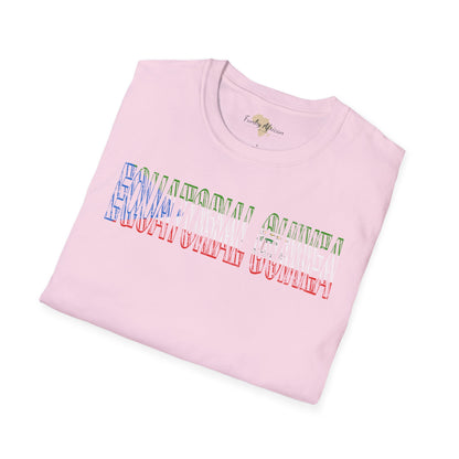 Equatorial Guinea text unisex softstyle tee