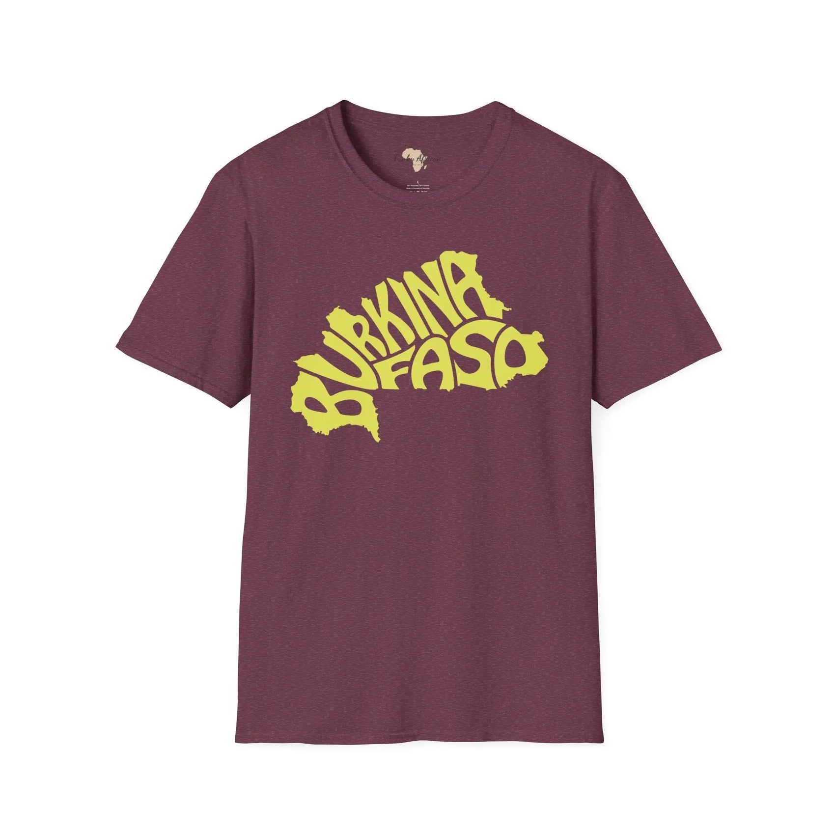 Burkina Faso cut unisex softstyle tee Funky African