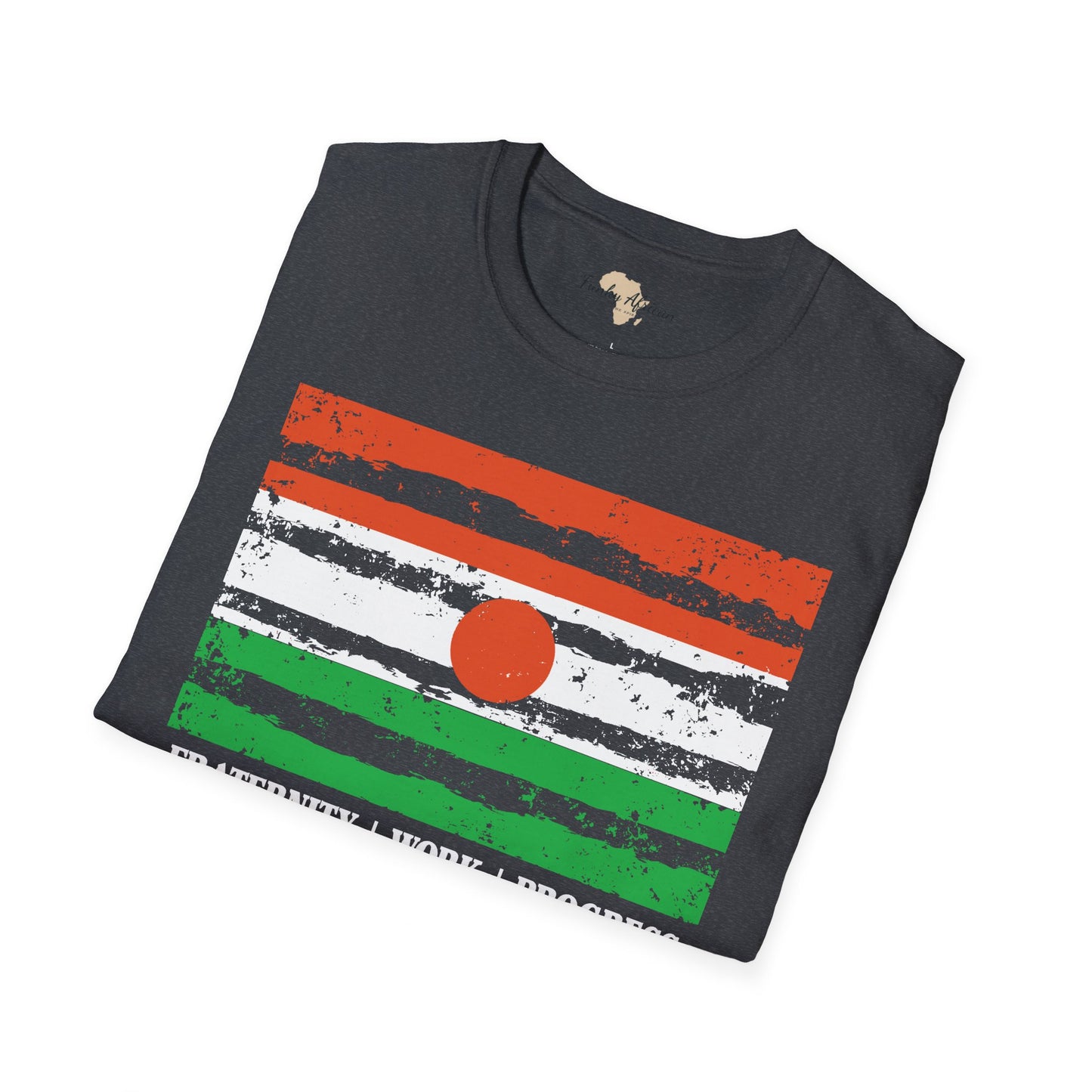 Nigerien strip unisex softstyle tee