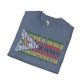Zimbabwe text unisex softstyle tee Funky African