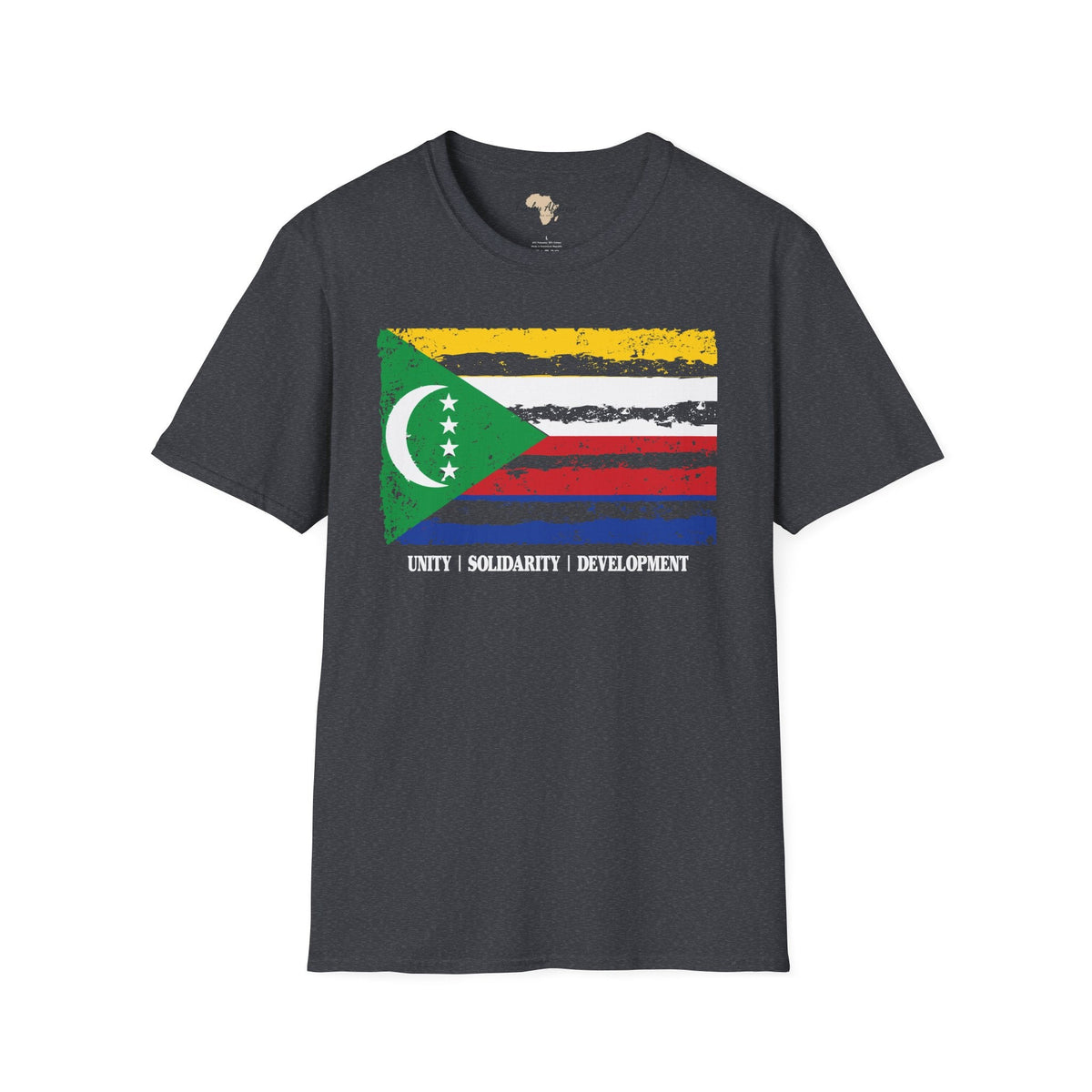 Comoros strip unisex softstyle tee Funky African